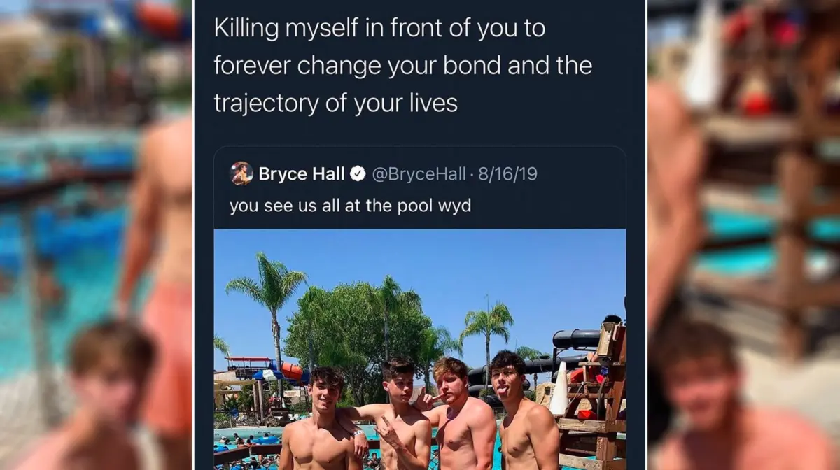 Anatomy of a Viral Phenomenon: How a Bryce Hall Tweet Spawned the "Killing Myself In Front Of You" Meme