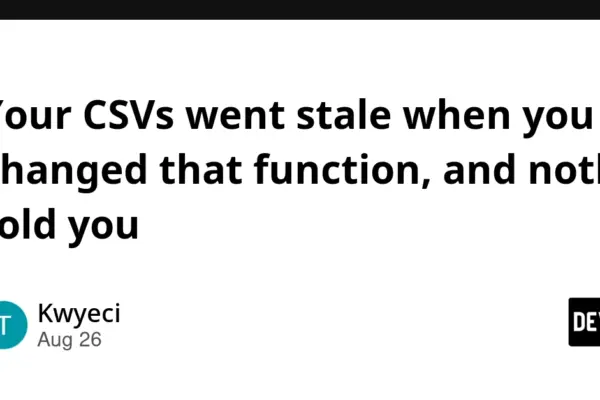 Bridging the Code-to-Artifact Gap: How a Single Line Change Exposed a Major Blind Spot in Data Engineering