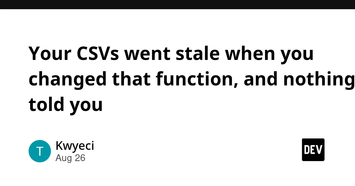 Bridging the Code-to-Artifact Gap: How a Single Line Change Exposed a Major Blind Spot in Data Engineering