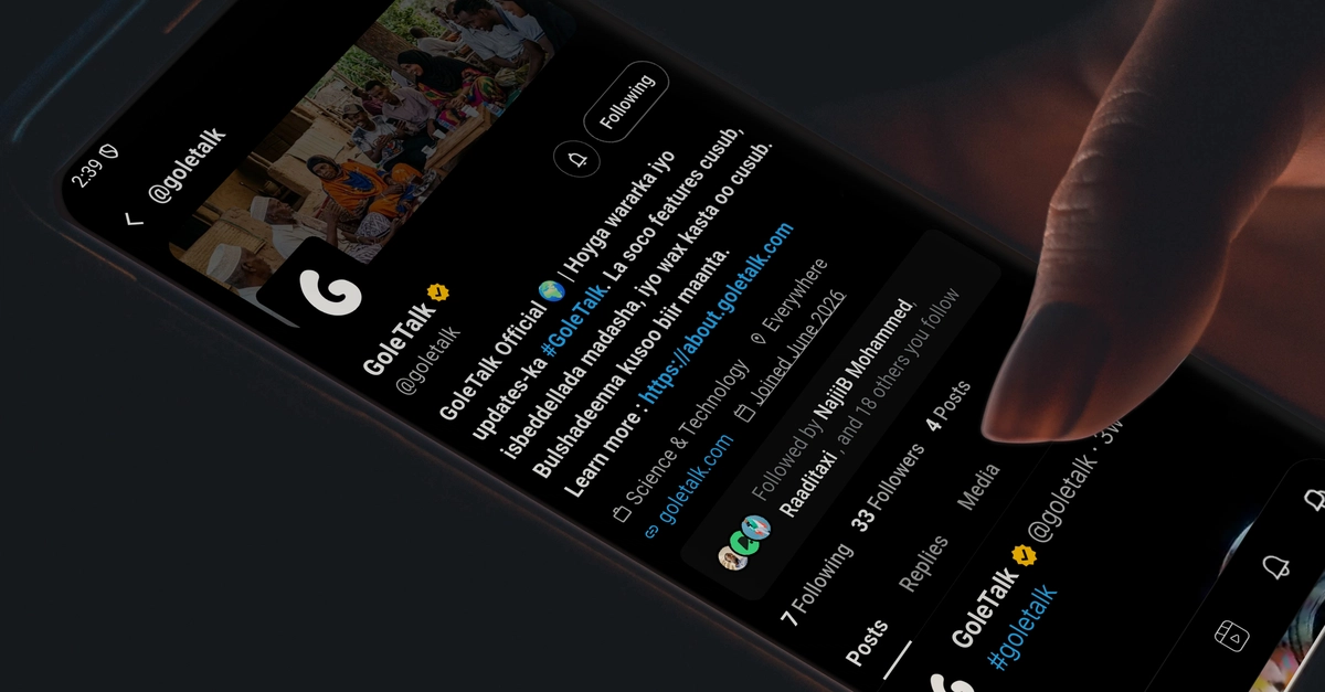 Bridging the Digital Divide: How GoleTalk is Pioneering a Somali-First Social and AI Ecosystem