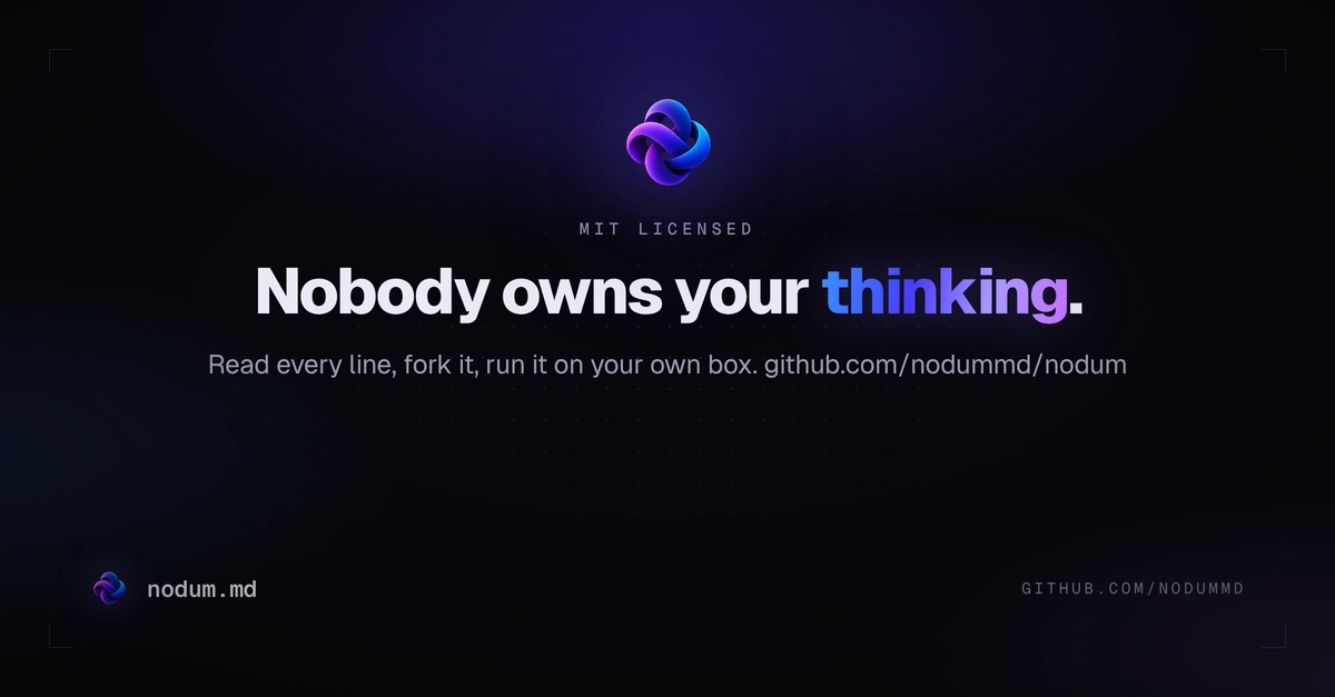 Nodum.md Emerges: A Fresh Open-Source Vision for AI-Powered Knowledge Management