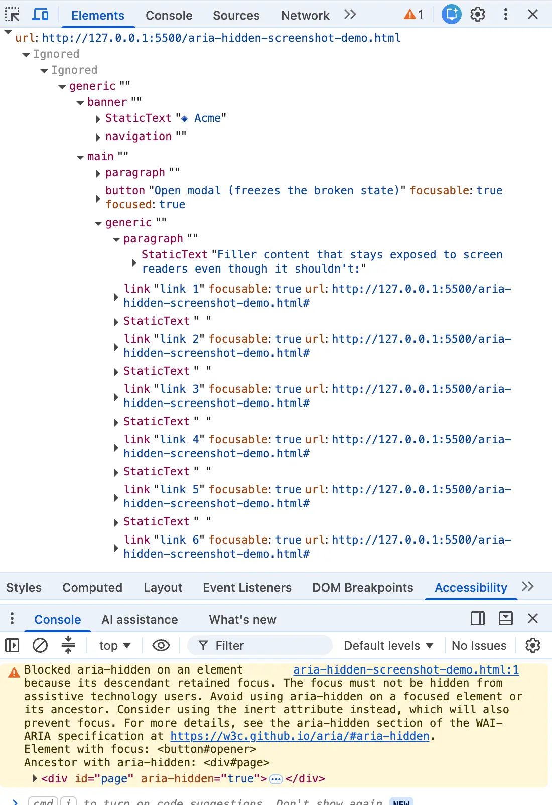 The Ghost in the Console: Why Chrome’s Accessibility Warning Is Overruling Your Architecture