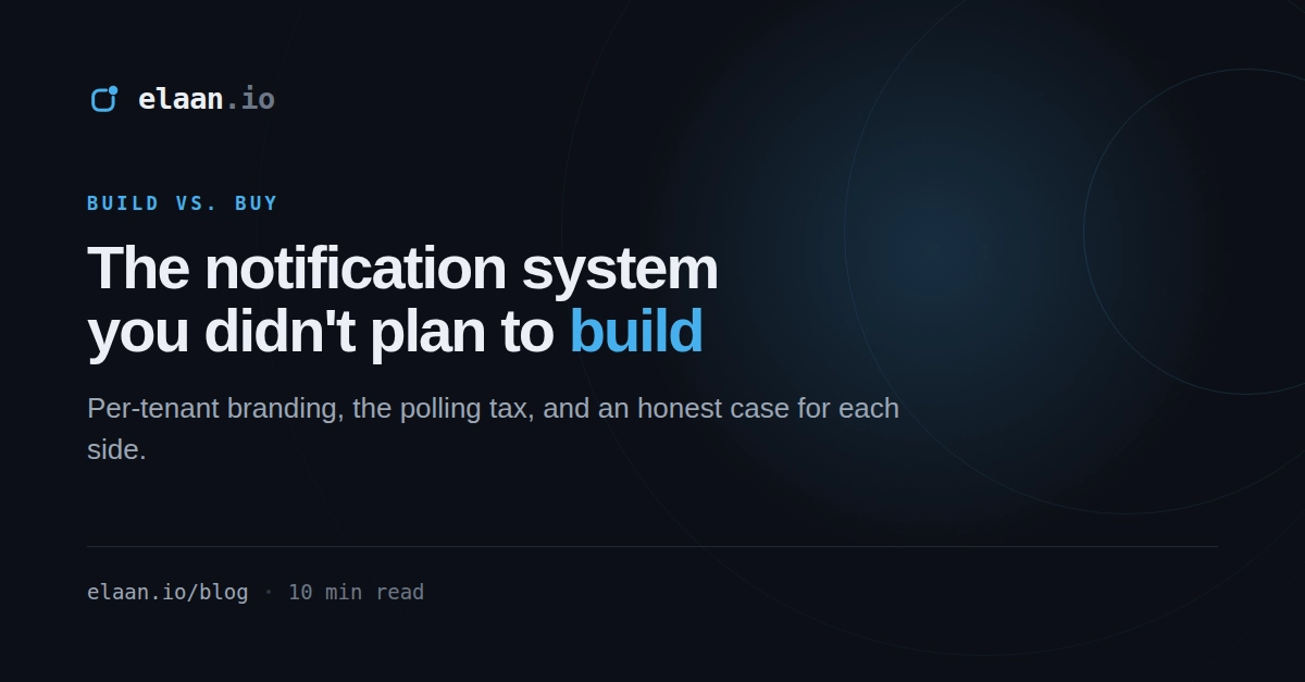 The Notification Trap: Why a One-Line Email Feature Turns Into an Eighteen-Month Engineering Nightmare