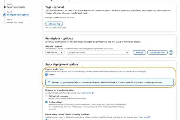 Accelerating the Cloud: AWS Unveils CloudFormation Express Mode to Slash Infrastructure Deployment Times by Up to 4x