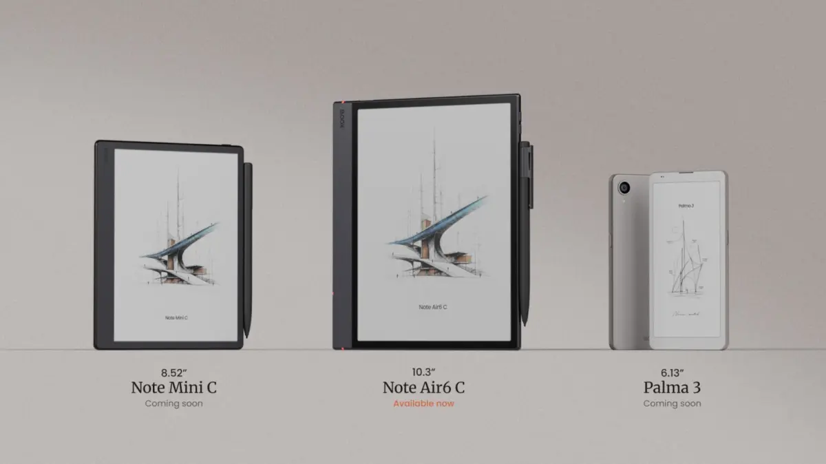 Boox Expands Its E Ink Ecosystem: A Comprehensive Analysis of the Palma 3, Note Air6 C, and Note Mini C Launch