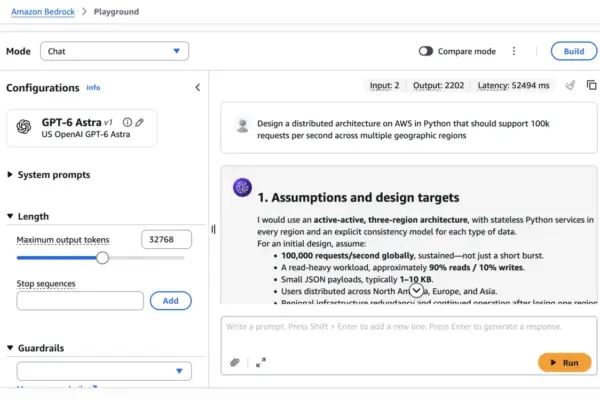 Breaking Boundaries in Cloud and AI: OpenAI’s GPT-6 Astra Lands on Amazon Bedrock Alongside a Slew of New AWS Capabilities