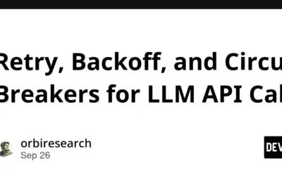 Building Resilient AI Infrastructure: Mastering LLM API Retries, Backoffs, and Circuit Breakers