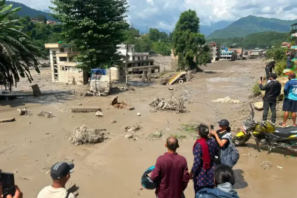 Catastrophe in the Himalayas: Glacier Collapse Triggers Deadly Flash Floods on the Nepal-Tibet Border