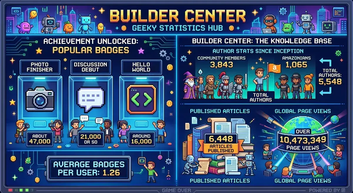 Celebrating a Milestone: The AWS Builder Center Marks One Year of Innovation, Community Growth, and Technical Empowerment