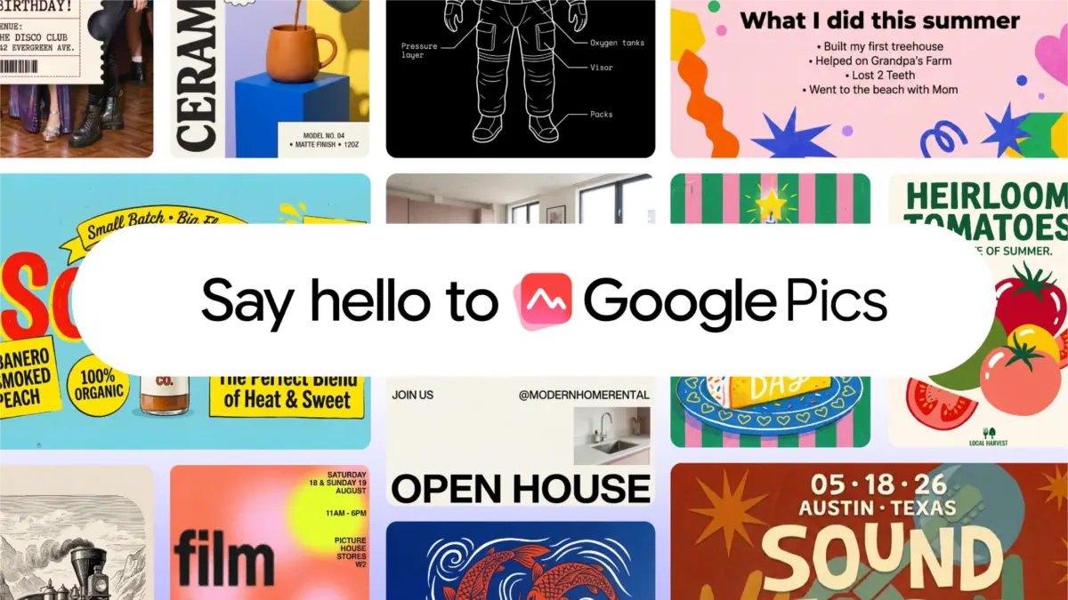 Google Unveils ‘Google Pics’: A Strategic Assault on Canva and Adobe Express Powered by AI Image Generation