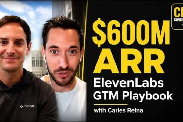 Inside the Rocket Ship: How ElevenLabs Scaled to Over $600M ARR in Record Time