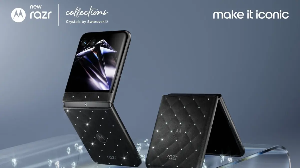 Motorola Doubles Down on Luxury Tech: The Swarovski-Encrusted Razr and Moto Watch Ultra Debut