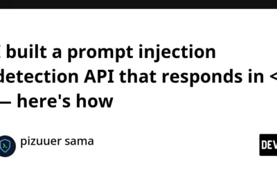 Next-Generation LLM Security: How a 16-Year-Old Developer Built a Deterministic 1-Millisecond Prompt Injection Detection API