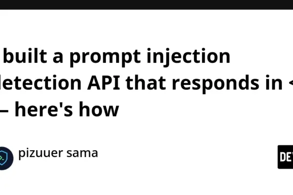 Next-Generation LLM Security: How a 16-Year-Old Developer Built a Deterministic 1-Millisecond Prompt Injection Detection API