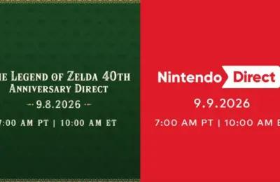 Nintendo Announces Back-to-Back September Showcases: A 40th Anniversary Celebration for Zelda Followed by a Packed 45-Minute Nintendo Direct