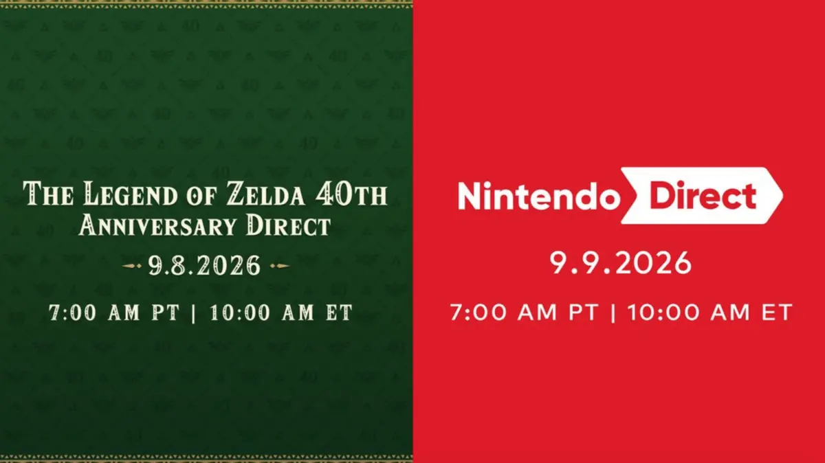 Nintendo Announces Back-to-Back September Showcases: A 40th Anniversary Celebration for Zelda Followed by a Packed 45-Minute Nintendo Direct