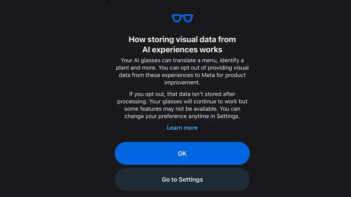 Protecting Your Privacy: How to Stop Meta from Training AI on Your Smart Glasses’ Visual Data
