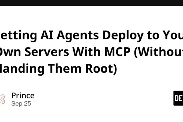 Securely Bridging AI and Infrastructure: How the Model Context Protocol (MCP) is Transforming DevOps and Deployment Safety