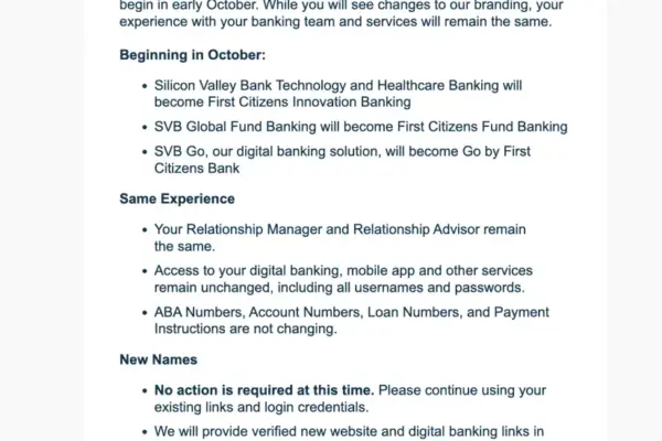 The Fall of the Innovation Era: Inside the Demise and Rebranding of Silicon Valley Bank