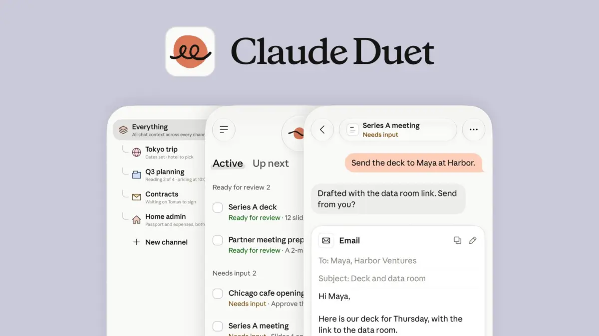 Anthropic Enters the Autonomous Agent Wars With "Claude Duet," Challenging OpenAI and Meta