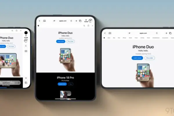 Apple Investigating Web Layout Solutions to Optimize Safari for the iPhone Duo Outer Display