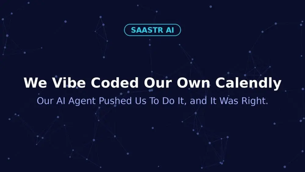 Beyond the Box: Why Our Lean Three-Person Team Ditched Calendly and Built a Custom AI Scheduler in 20 Minutes