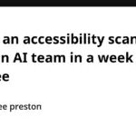 Bridging the Digital Divide: How One Developer Used AI Agents to Solve the Small Agency Accessibility Dilemma