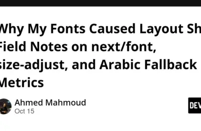 Cracking the Core Web Vitals Code: Why Font-Driven Layout Shift Breaks Bilingual Apps—and How to Fix It