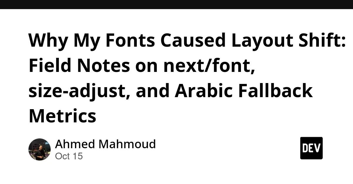 Cracking the Core Web Vitals Code: Why Font-Driven Layout Shift Breaks Bilingual Apps—and How to Fix It