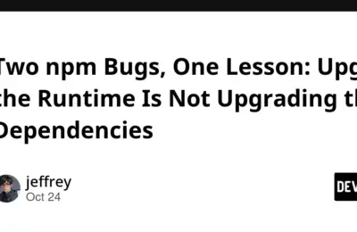 Critical Security Advisory: Two High-Severity npm Flaws Highlight the Dangerous Disconnect Between Runtime Patches and Dependency Management