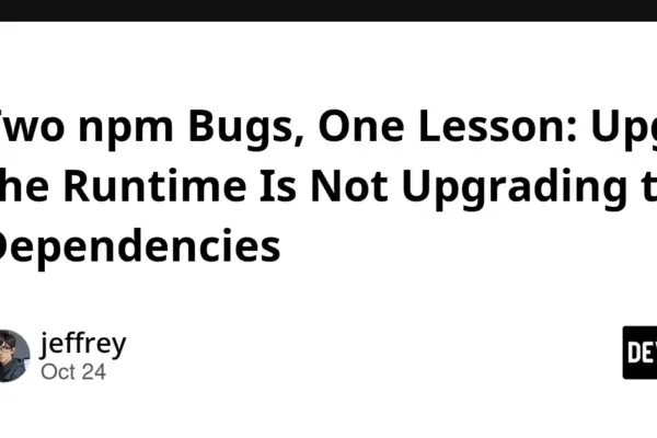 Critical Security Advisory: Two High-Severity npm Flaws Highlight the Dangerous Disconnect Between Runtime Patches and Dependency Management