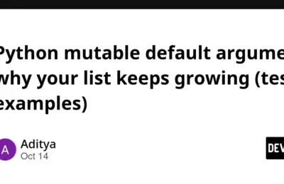 Decoding Python’s Most Persistent Pitfall: Why Mutable Default Arguments and Object References Trap Developers
