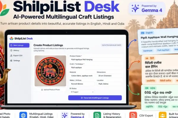 Empowering Artisans: How ShilpiList Desk Uses Open-Weight AI to Revolutionize Regional Craft Commerce