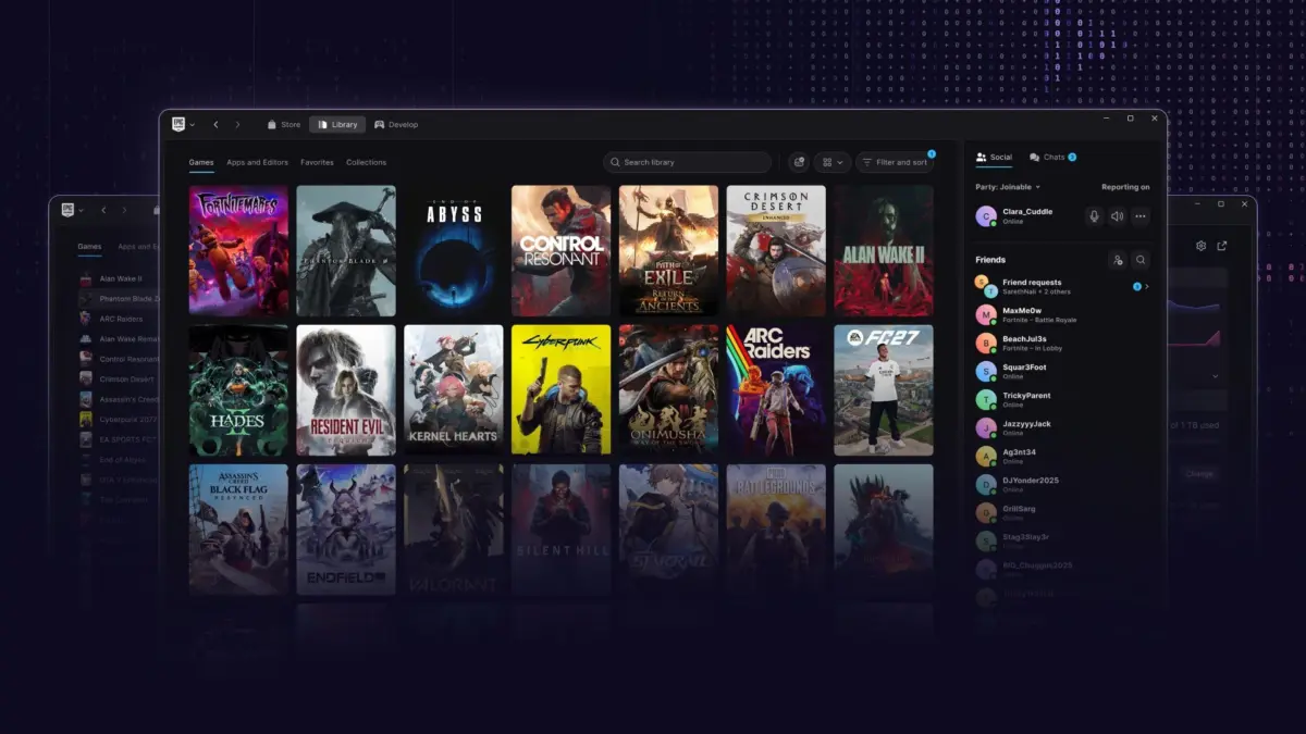 Epic Games Rebuilds Its Launcher From the Ground Up in Pursuit of Steam Dominance