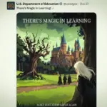 From Fanfic Fandom to Federal Feeds: How the "Draco Malfoid" Incel Meme Infiltrated the U.S. Department of Education