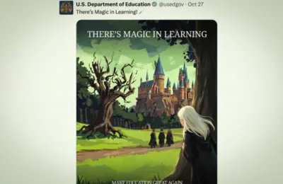 From Fanfic Fandom to Federal Feeds: How the "Draco Malfoid" Incel Meme Infiltrated the U.S. Department of Education