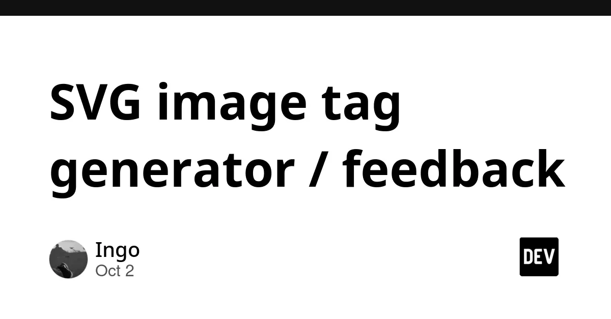Modernizing Web Development: Developer Ingo Zoell Launches New SVG Sprite Generator to Simplify Asset Management