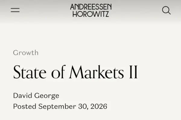 Navigating the Shift: A Comprehensive Analysis of the a16z September State of Markets Report for B2B and AI Founders