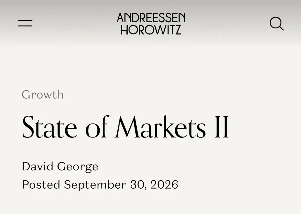 Navigating the Shift: A Comprehensive Analysis of the a16z September State of Markets Report for B2B and AI Founders