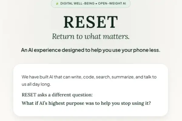 Re:Set: The Open-Source AI Application Designed to Get You Off Your Phone
