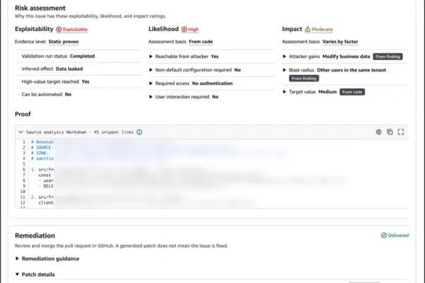 Securing the Cloud at Machine Speed: Amazon Web Services Launches AWS Continuum for Code Vulnerabilities