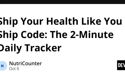 Ship Your Health Like You Ship Code: The 2-Minute Daily Infrastructure for Personal Performance