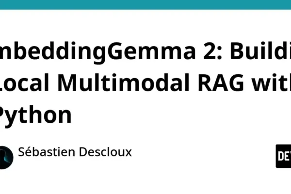 The Local-First AI Revolution: Google DeepMind’s EmbeddingGemma 2 Redefines Multimodal RAG and On-Device Privacy