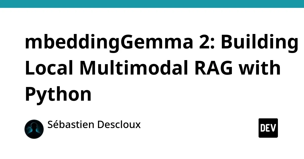 The Local-First AI Revolution: Google DeepMind’s EmbeddingGemma 2 Redefines Multimodal RAG and On-Device Privacy