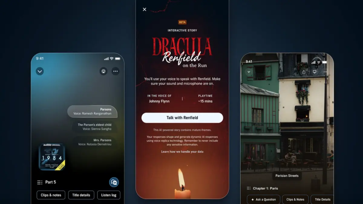 The Next Chapter in Listening: Audible Unleashes Generative AI "Interactive Stories" and Visual Enhancements