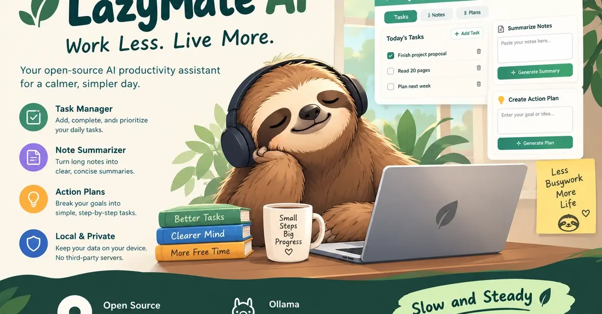 The Privacy-First Productivity Revolution: Inside the Development of LazyMate AI